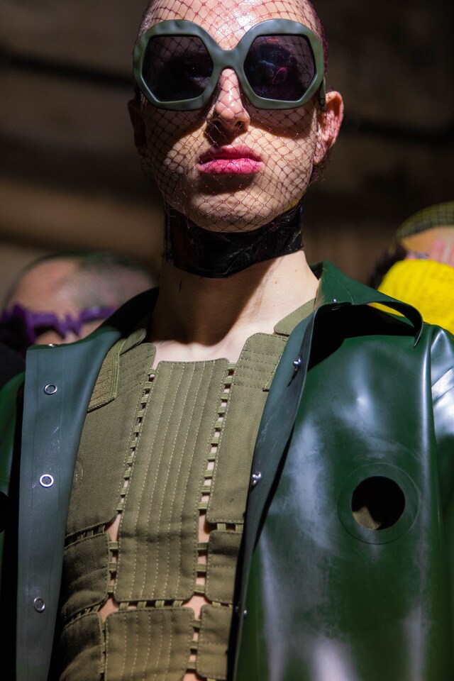 Backstage at Walter Van Beirendonck AW18 paris pfw 19