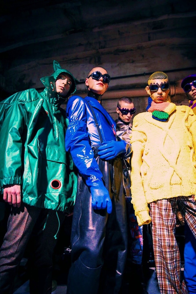 Backstage at Walter Van Beirendonck AW18 paris pfw 2