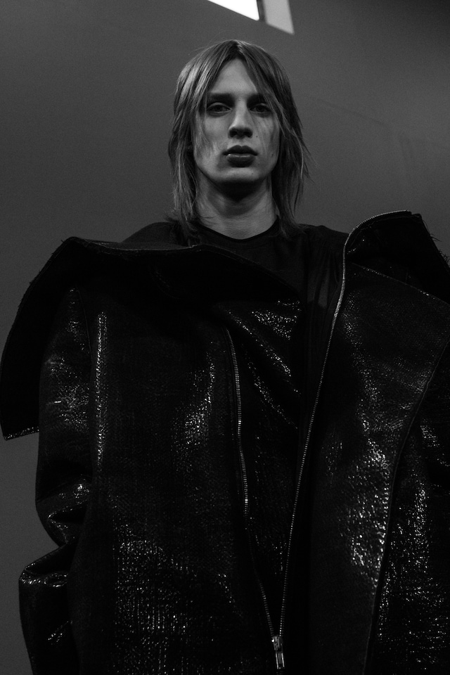 Backstage at Rick Owens paris pfw 16