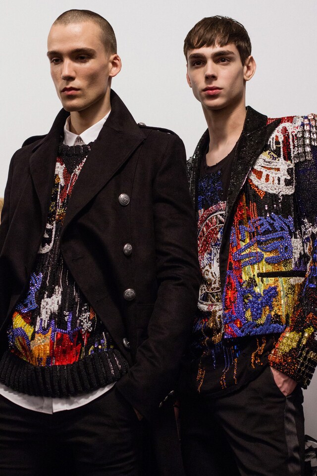 Balmain mens paris pfw 23