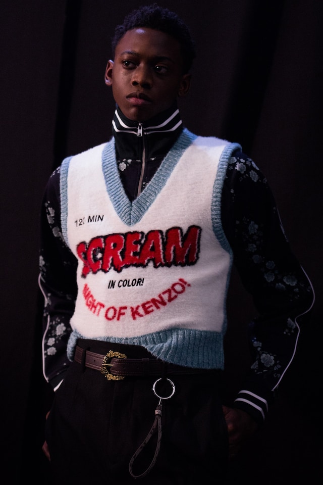 Kenzo AW18 mens paris pfw 15