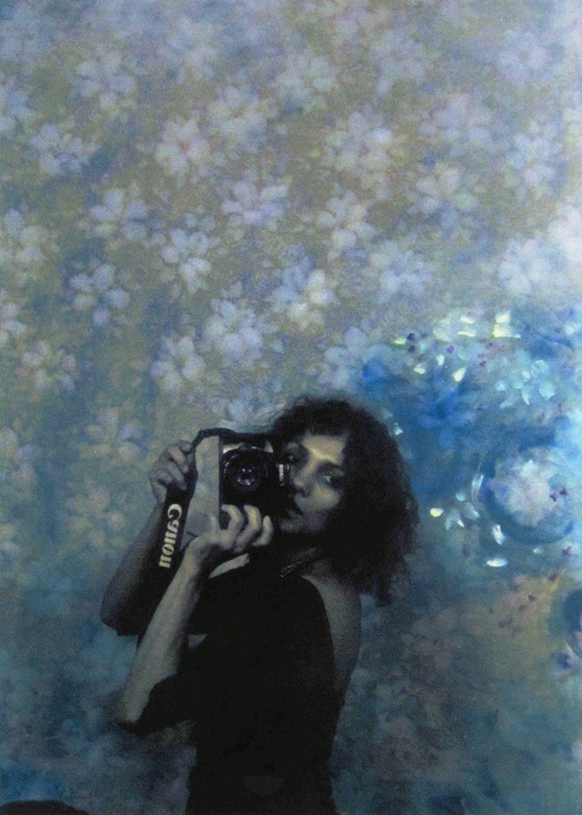 Ming Smith, Self-Portraint Blue, NYC