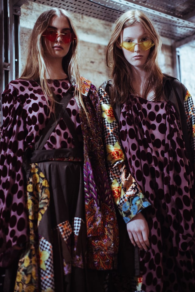 London College of Fashion MA18 show London backstage 1