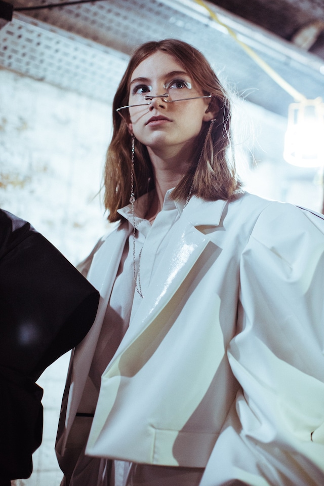 London College of Fashion MA18 show London backstage 16