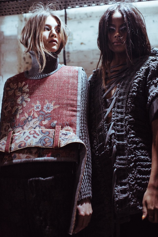 London College of Fashion MA18 show London backstage 13