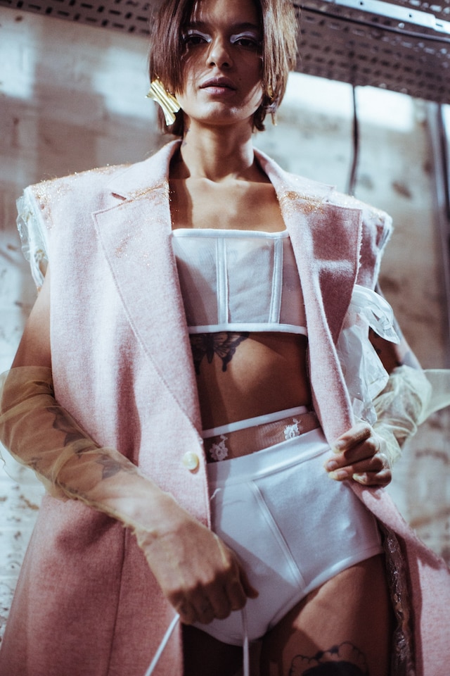 London College of Fashion MA18 show London backstage 19