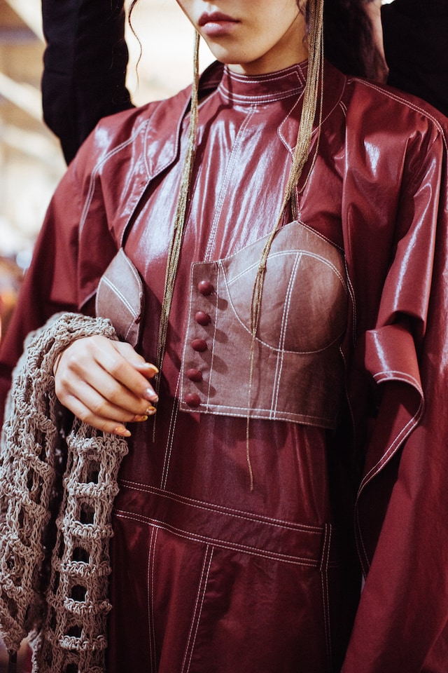 London College of Fashion MA18 show London backstage 22