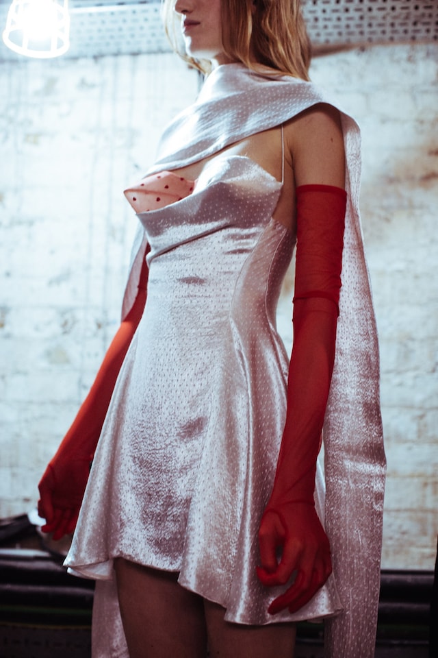 London College of Fashion MA18 show London backstage 21