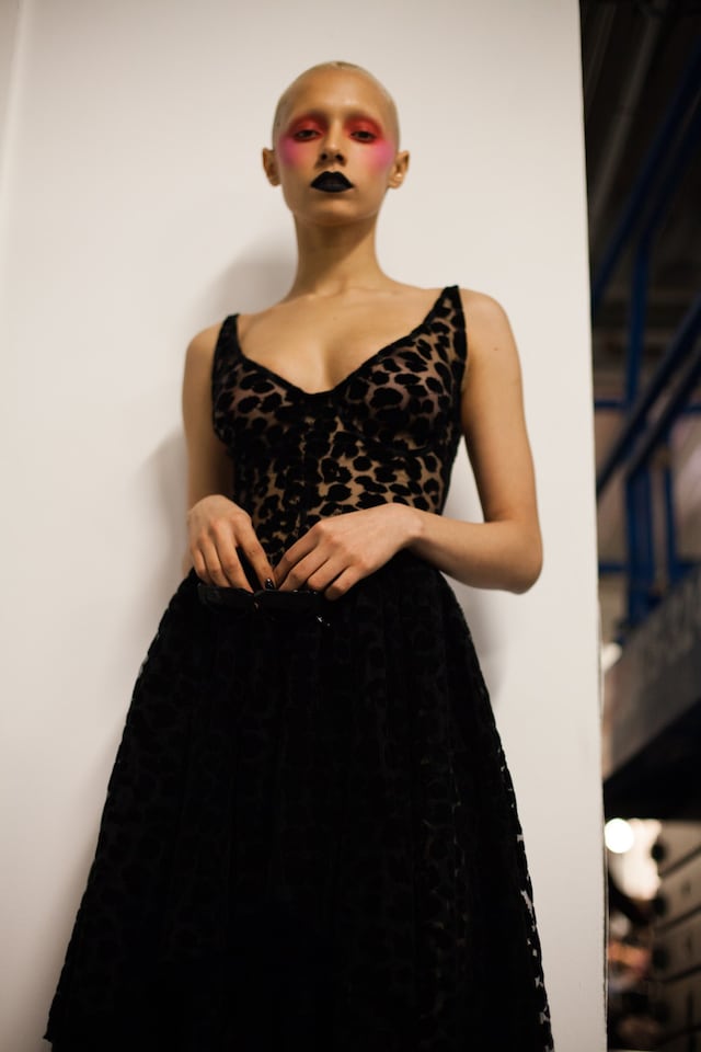Backstage Ashley Williams AW18 London show womenswear 2