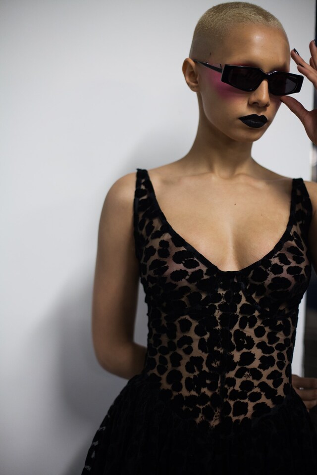 Backstage Ashley Williams AW18 London show womenswear 10