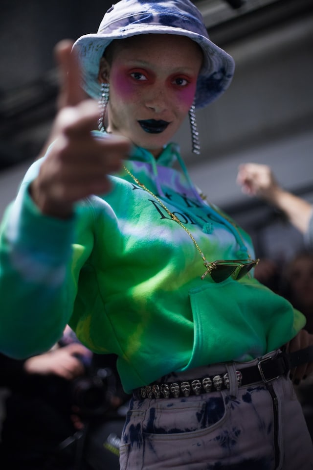 Backstage Ashley Williams AW18 London show womenswear 11