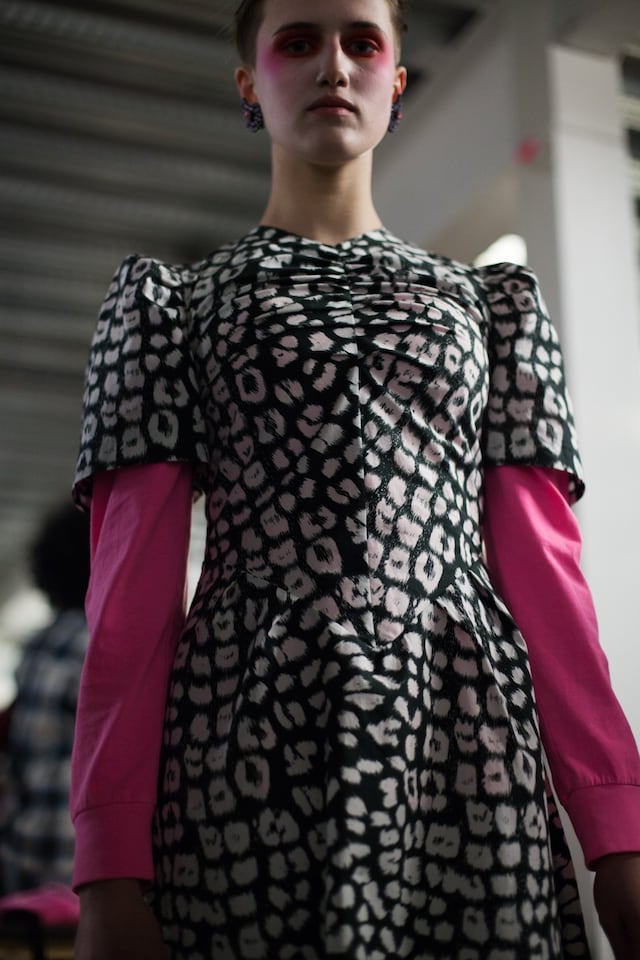 Backstage Ashley Williams AW18 London show womenswear 15