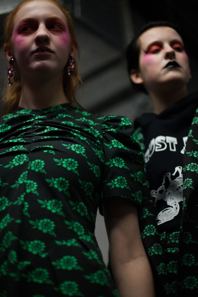 Backstage Ashley Williams AW18 London show womenswear 18