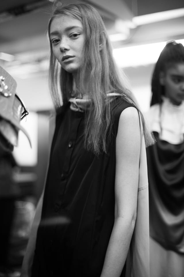 JW Anderson AW18 lfw fashion week show backstage 11
