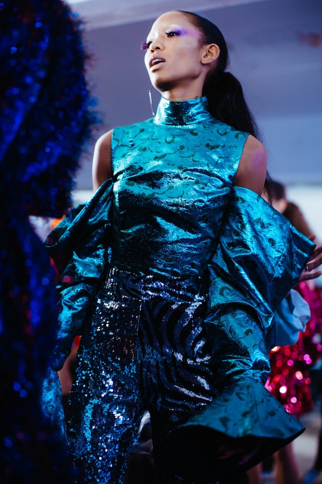 Halpern AW18 lfw show womenswear backstage fashion week 2