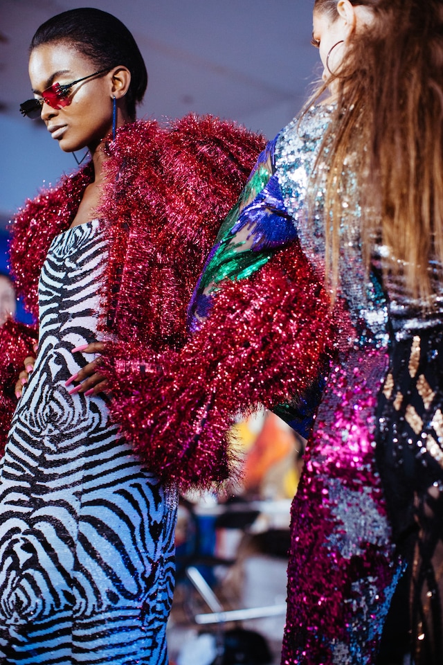 Halpern AW18 lfw show womenswear backstage fashion week 16