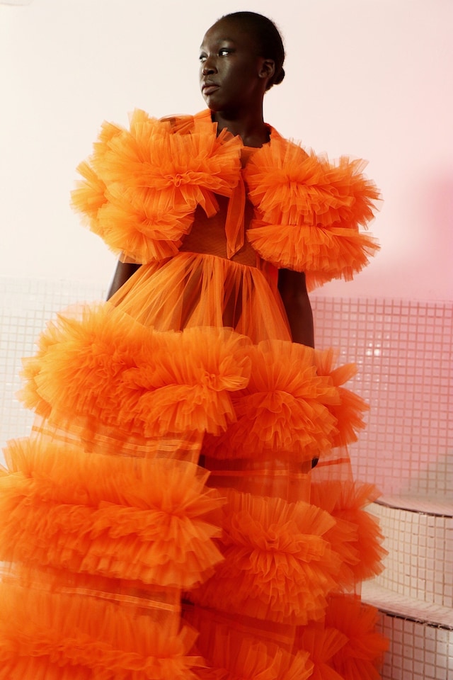 molly goddard aw18 show london lfw fashion week 2