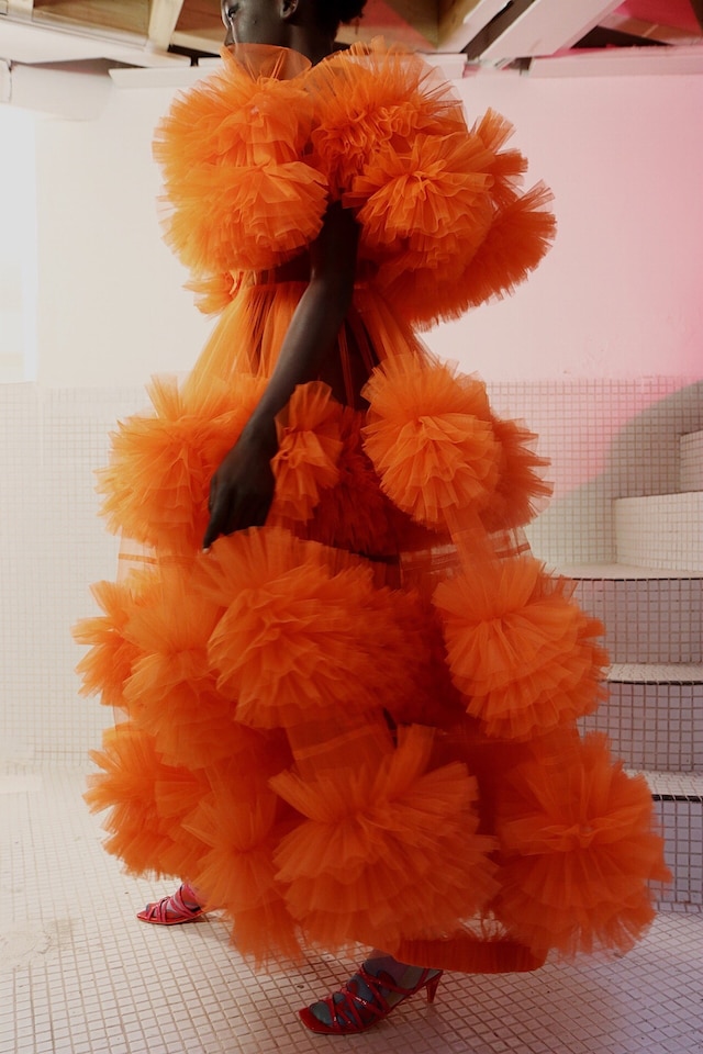 molly goddard aw18 show london lfw fashion week 21