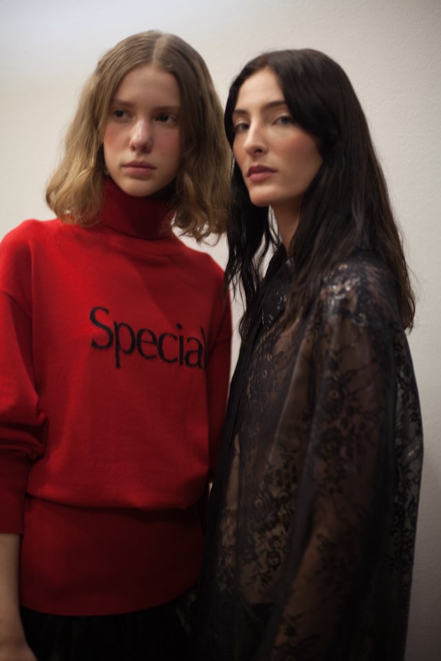 Christopher Kane AW18 lfw fashion week backstage London 5