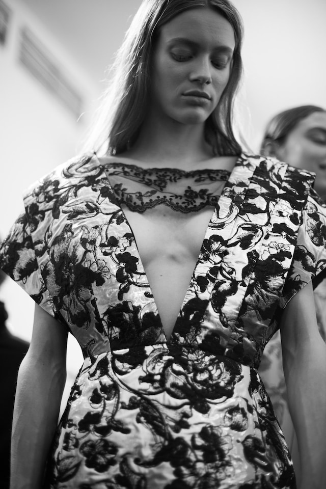Christopher Kane AW18 lfw fashion week backstage London 11