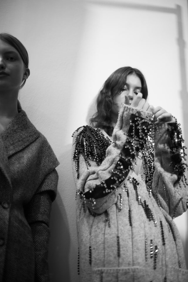 Christopher Kane AW18 lfw fashion week backstage London 10