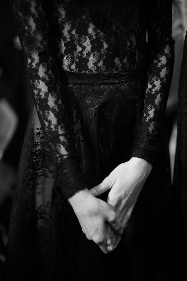 Christopher Kane AW18 lfw fashion week backstage London 16