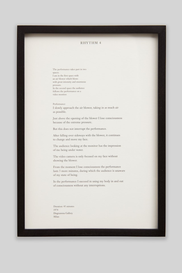 Marina Abramović: Early Works 9
