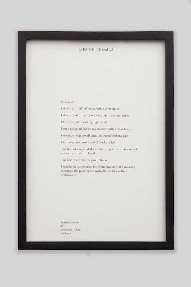 Marina Abramović: Early Works 11