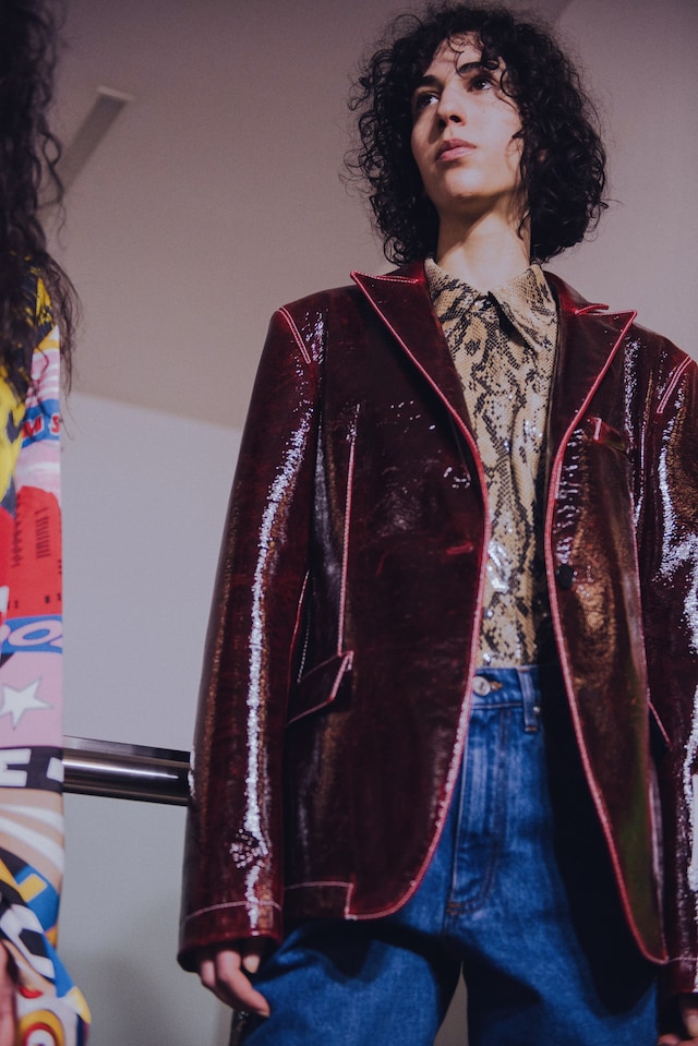 MSGM AW18 Milan fashion week show backstage 6