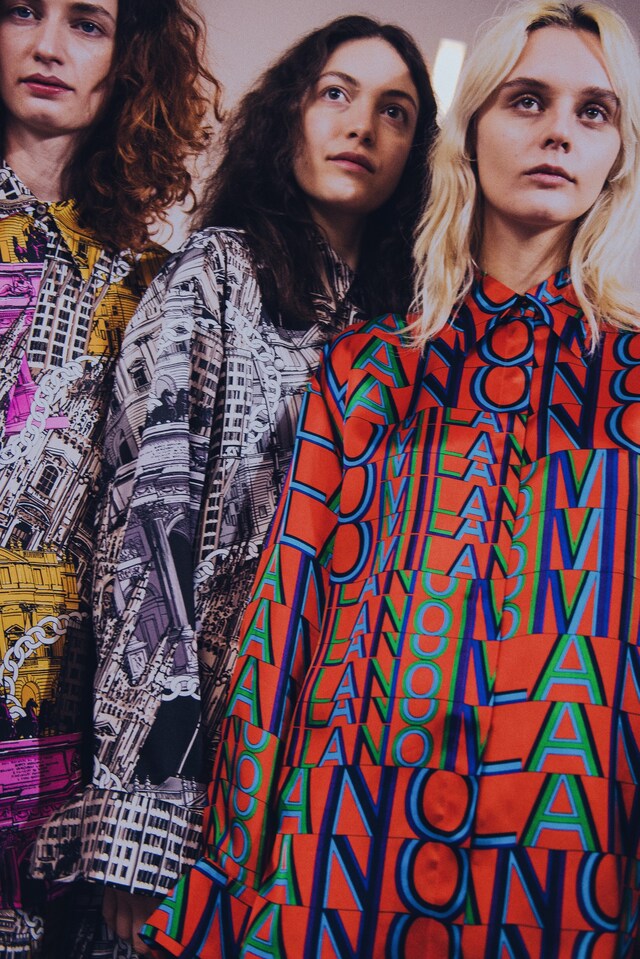 MSGM AW18 Milan fashion week show backstage 7