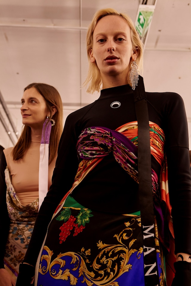 Marine Serre AW18 Paris fashion week backstage 6