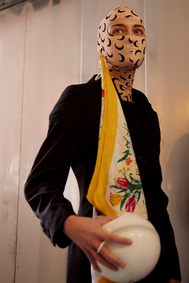 Marine Serre AW18 Paris fashion week backstage 4
