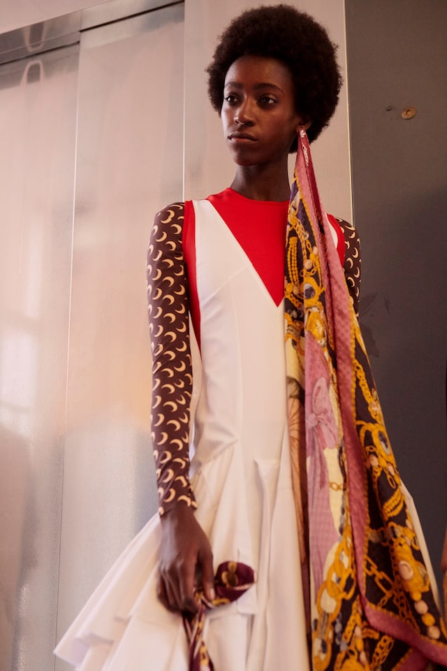 Marine Serre AW18 Paris fashion week backstage 3