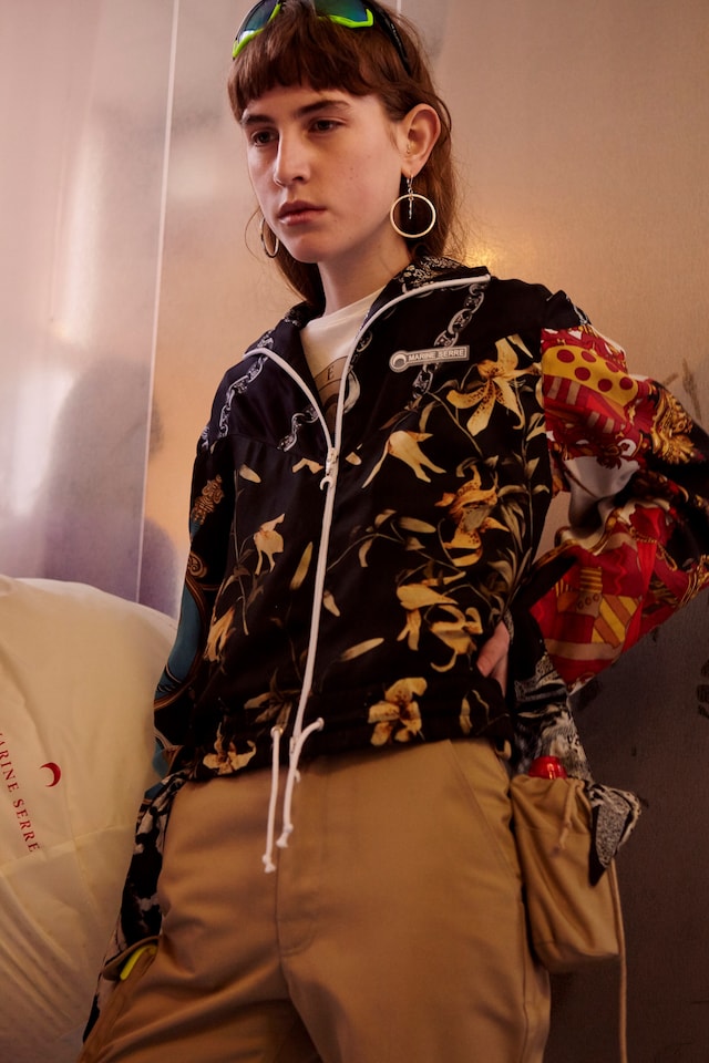 Marine Serre AW18 Paris fashion week backstage 7