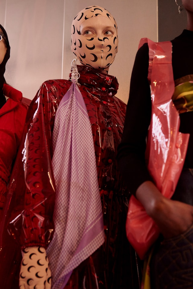 Marine Serre AW18 Paris fashion week backstage 2