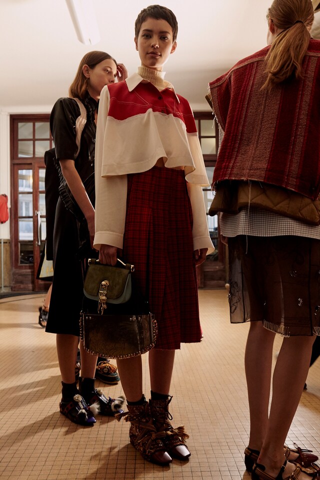 Carven AW18 pfw fashion backstage 5