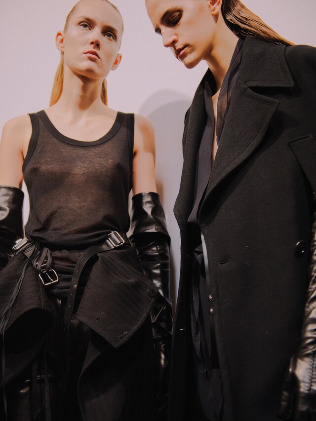 ann demeulemeester paris fashion week pfw leather 13