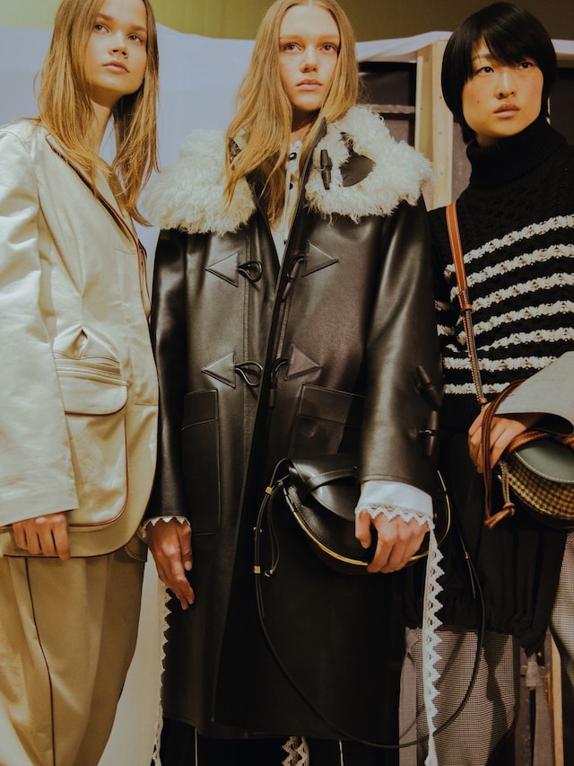 Loewe aw18 pfw fashionweek backstage 6