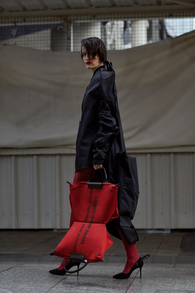 longchamp shayne oliver collaboration bag hood by air 2