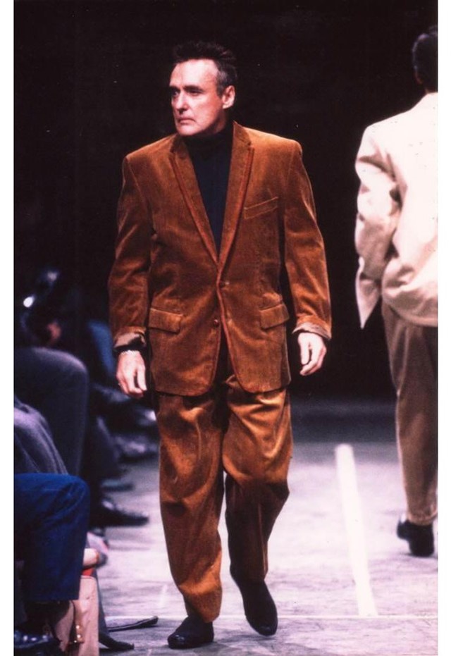 Dennis Hopper comme des garcons runway model aw91