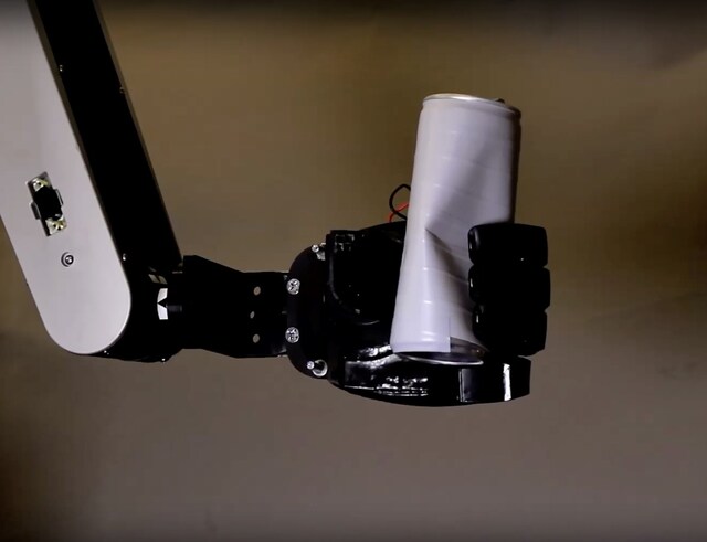 Watch this cool and chill robot catch and crush a beer can | Dazed