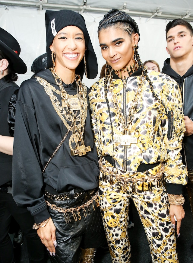 moschino h&amp;m jeremy scott collaboration show naomi campbell 8