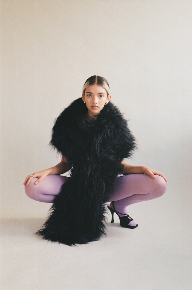 Emma Brewin hat maker faux fur 3