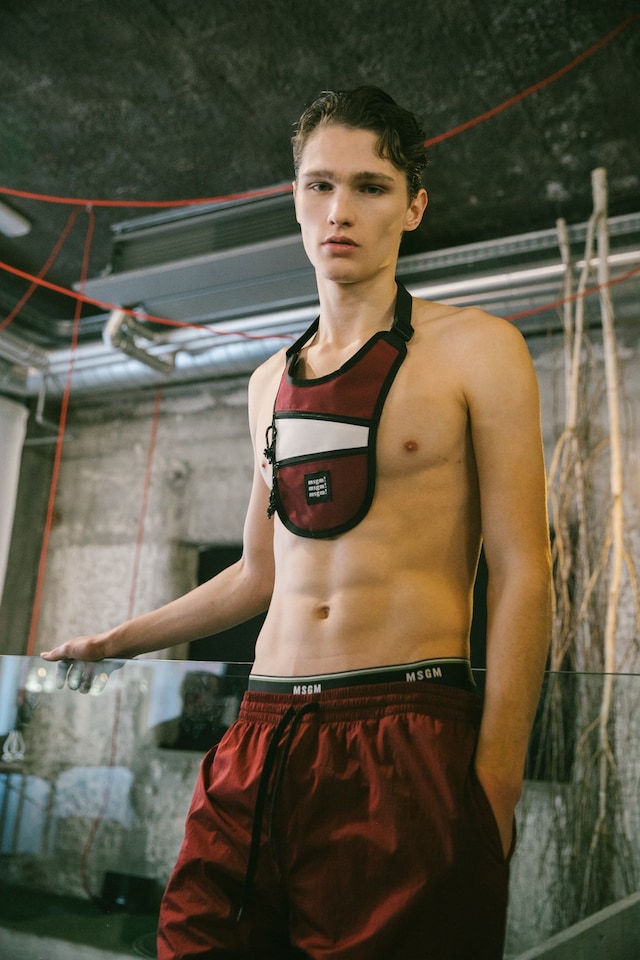 MSGM AW19 Menswear Dazed Backstage 1