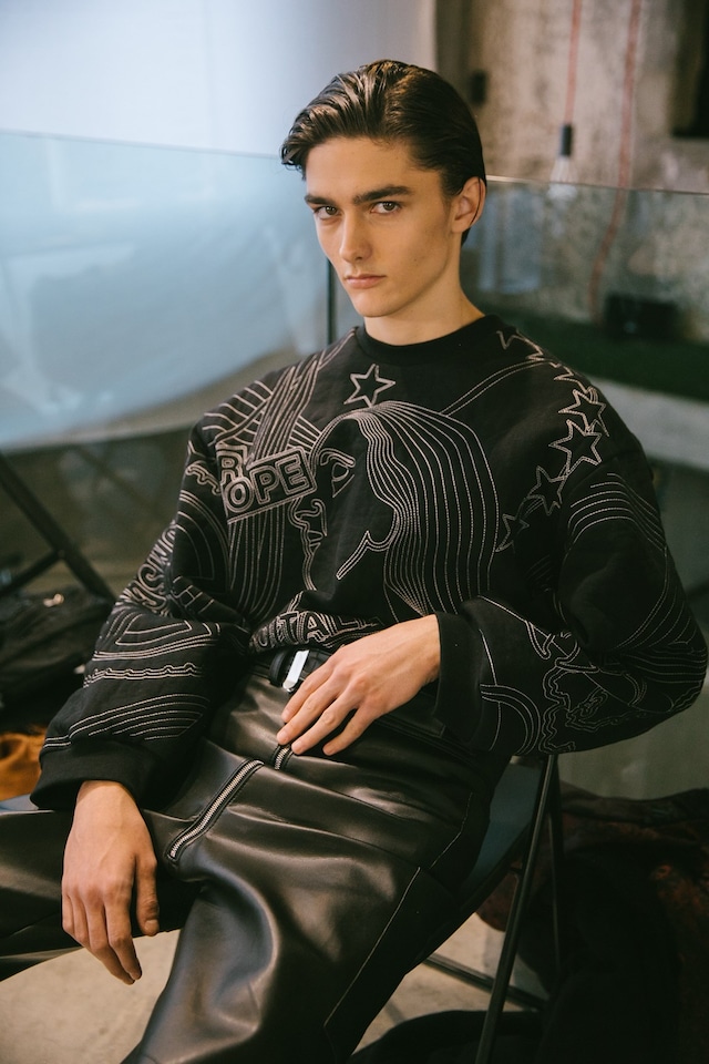 MSGM AW19 Menswear Dazed Backstage 3