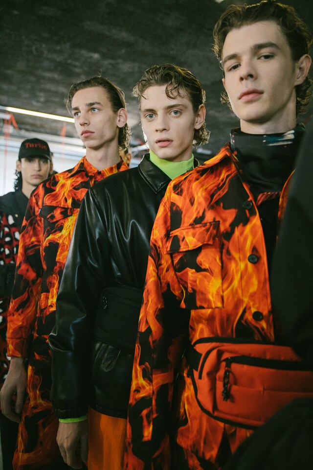 MSGM AW19 Menswear Dazed Backstage 11