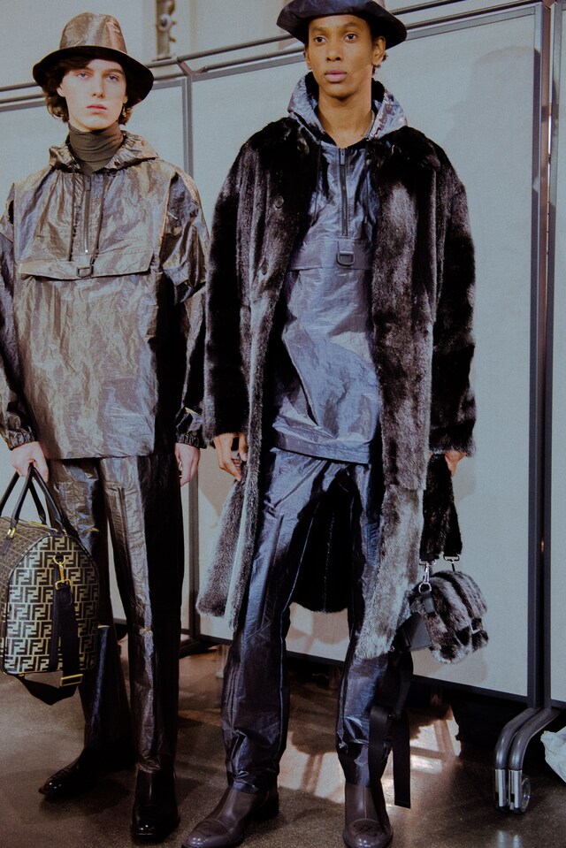Fendi AW19 Menswear Dazed Backstage 2