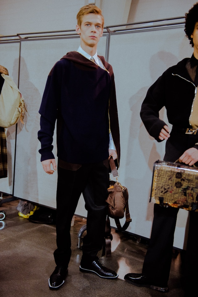 Fendi AW19 Menswear Dazed Backstage 7