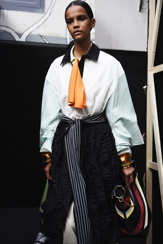 JW Anderson AW19 Menswear Dazed Backstage 0