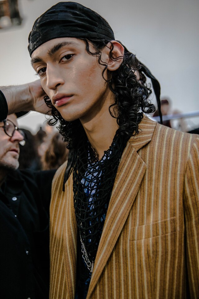 Ann Demeulemeester Menswear AW19 Dazed Backstage Paris 1